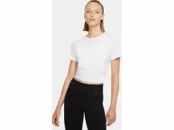Nike Dri-FIT One Luxe Twist Cropped Short-Sleeve Top