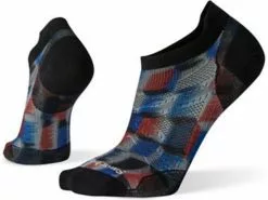 Smartwool PhD® Run Ultra Light Stacked Block Print Micro Socks