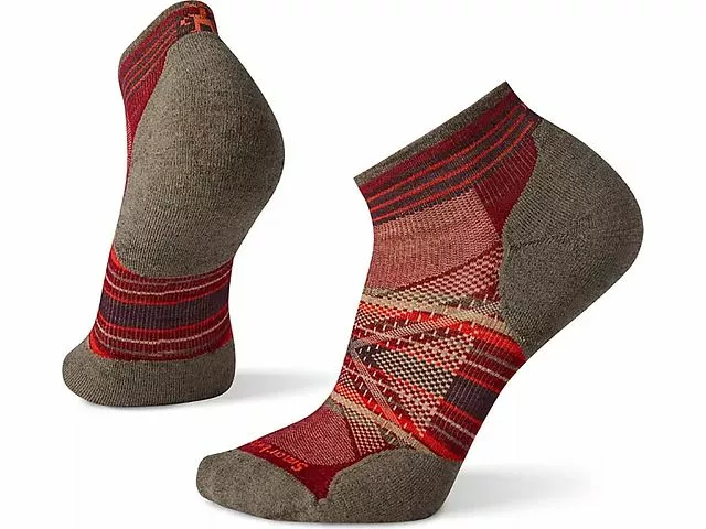 Smartwool Run Light Targeted Cushion Pattern Low Cut Socks